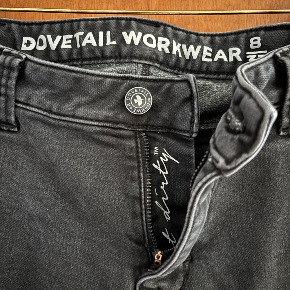 Dovetail workwear Britt denim denim pants sz 8